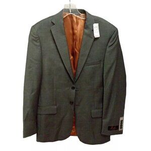 NWT Jos A Bank Gray WAFFLE Wool Jacket Blazer Sport Coat SLIM Suit Top Men's 38R
